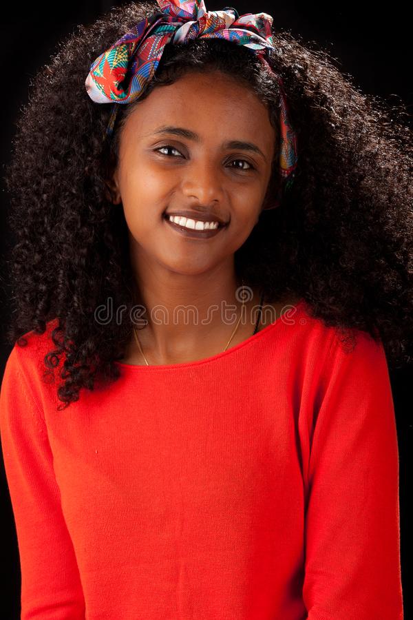 smiling ethiopian woman